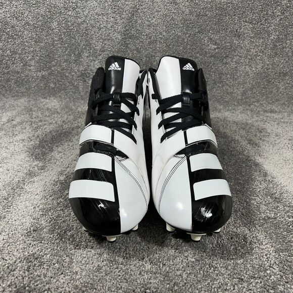 Adidas Malice Fly G2307 Mens Size 15 Black White Football Cleats Shoes New main image 13